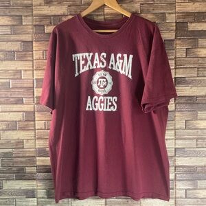 Mens XL Blue 84 Maroon Texas A&M T Shirt EUC
